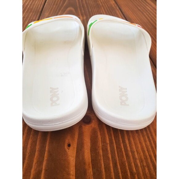 Pony Logo Slide Sandals womens Size 10 EU Size 41 - Picture 5 of 9